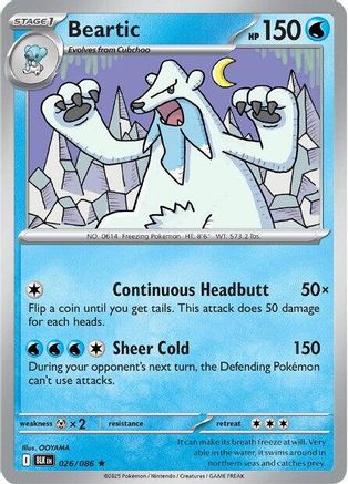 Beartic 26 - [SV Black Bolt] Reverse Holofoil