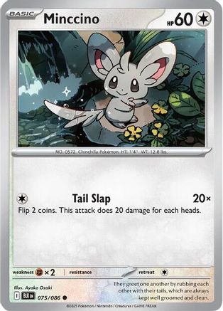 Minccino 75 - [SV Black Bolt] Reverse Holofoil