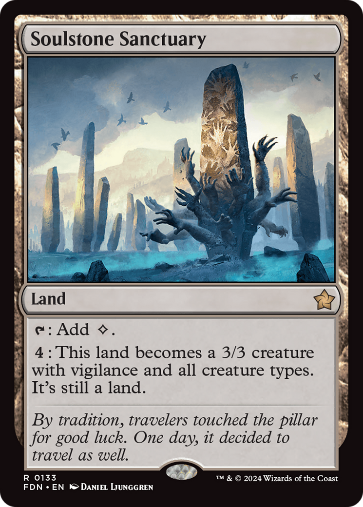 Soulstone Sanctuary (FDN-133) [Foundations] Foil