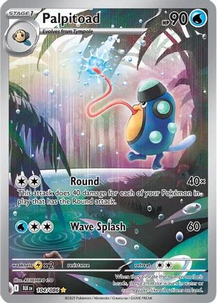 Palpitoad - 104/086 104 - [SV Black Bolt] Holofoil
