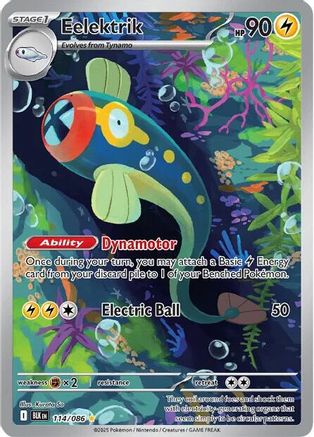 Eelektrik - 114/086 114 - [SV Black Bolt] Holofoil