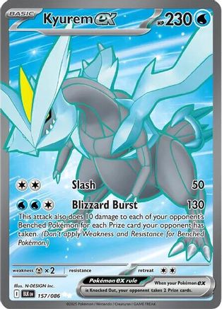 Kyurem ex - 157/086 157 - [SV Black Bolt] Holofoil