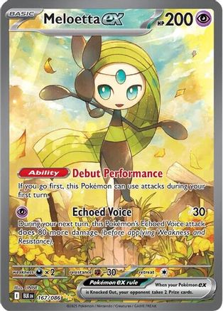 Meloetta ex - 167/086 167 - [SV Black Bolt] Holofoil