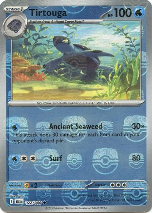 Tirtouga (Master Ball Pattern) 22 - [SV Black Bolt] Holofoil
