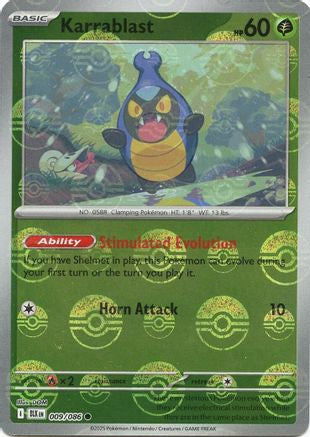 Karrablast (Poke Ball Pattern) 9 - [SV Black Bolt] Holofoil