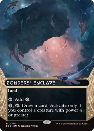 Bonders' Enclave (0004) (Borderless) (EOS-004) [Edge of Eternities: Stellar Sights] Foil