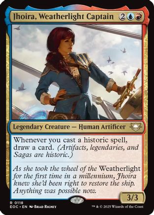 Jhoira, Weatherlight Captain (EOC-118) [Commander: Edge of Eternities]