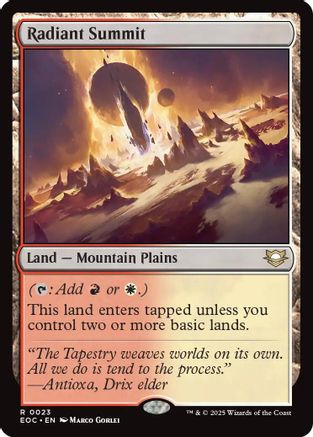 Radiant Summit (EOC-023) [Commander: Edge of Eternities]