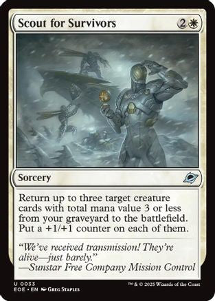 Scout for Survivors (EOE-033) [Edge of Eternities] Foil