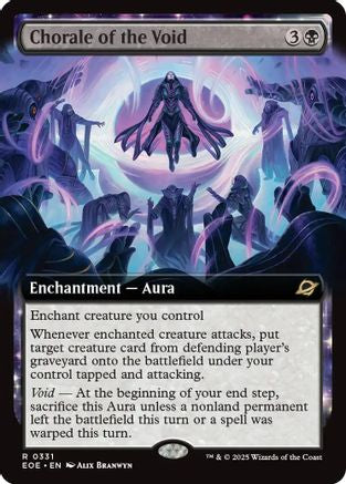 Chorale of the Void (Extended Art) (EOE-331) [Edge of Eternities] Foil