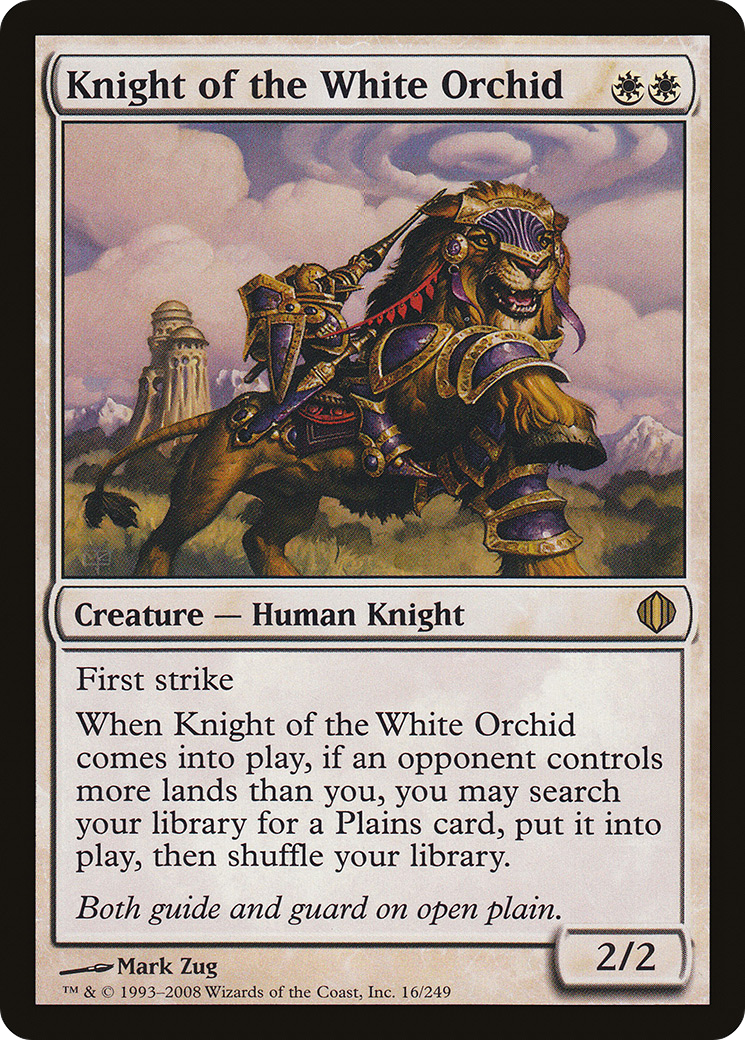 Knight of the White Orchid (ALA-016) [Shards of Alara] Foil