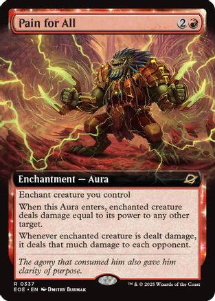 Pain for All (Extended Art) (EOE-337) [Edge of Eternities] Foil