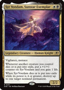 Syr Vondam, Sunstar Exemplar (EOE-231) [Edge of Eternities] Foil