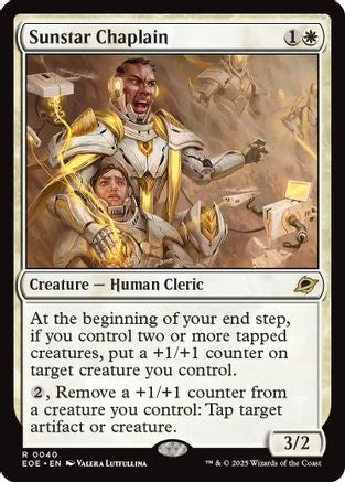 Sunstar Chaplain (EOE-040) [Edge of Eternities] Foil