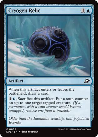 Cryogen Relic (EOE-052) [Edge of Eternities] Foil