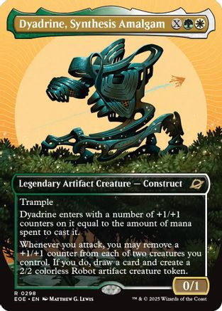 Dyadrine, Synthesis Amalgam (Borderless) (EOE-298) [Edge of Eternities] Foil