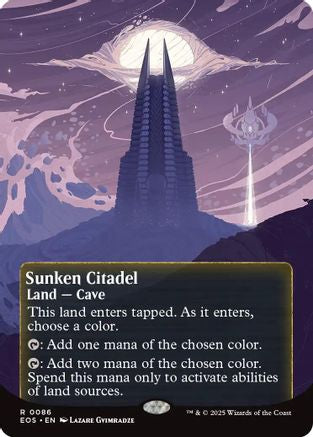 Sunken Citadel (0086) (Borderless) (EOS-086) [Edge of Eternities: Stellar Sights]