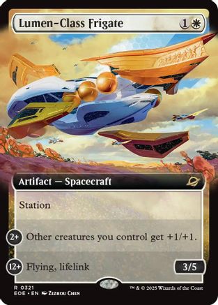 Lumen-Class Frigate (Extended Art) (EOE-321) [Edge of Eternities]