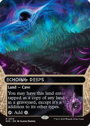 Echoing Deeps (0013) (Borderless) (EOS-013) [Edge of Eternities: Stellar Sights]