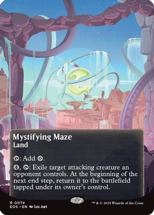 Mystifying Maze (0074) (Borderless) (EOS-074) [Edge of Eternities: Stellar Sights]
