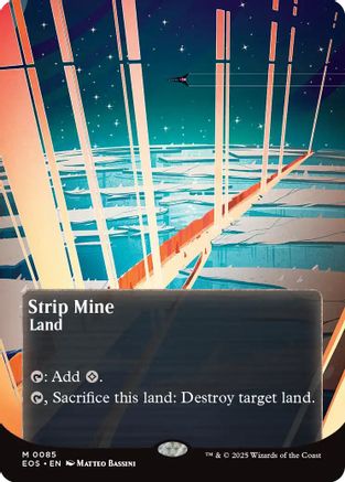 Strip Mine (0085) (Borderless) (EOS-085) [Edge of Eternities: Stellar Sights]
