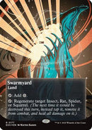 Swarmyard (0177) (Borderless) (Galaxy Foil) (EOS-177) [Edge of Eternities: Stellar Sights] Foil