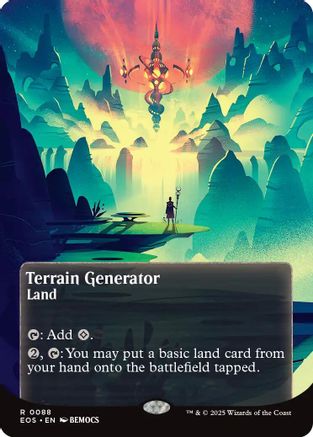 Terrain Generator (0088) (Borderless) (EOS-088) [Edge of Eternities: Stellar Sights]