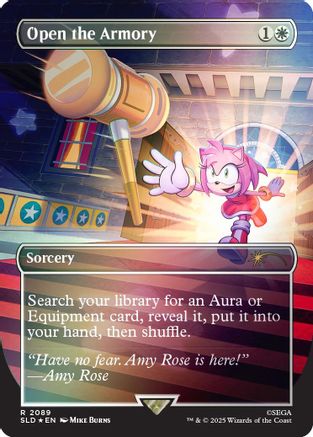 Open the Armory (2089) (Rainbow Foil) (SLD-2089) [Secret Lair Drop Series] Foil