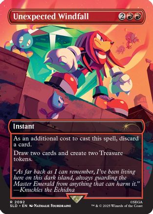 Unexpected Windfall (2092) (SLD-2092) [Secret Lair Drop Series]