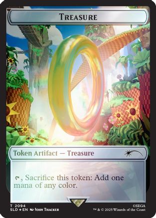 Treasure Token (2094) (Rainbow Foil) (SLD-2094) [Secret Lair Drop Series] Foil