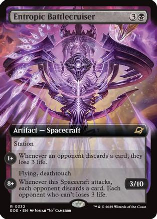 Entropic Battlecruiser (Extended Art) (EOE-332) [Edge of Eternities]