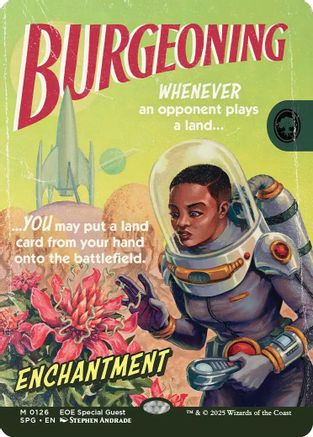 Burgeoning (Showcase) (SPG-126) [Special Guests] Foil