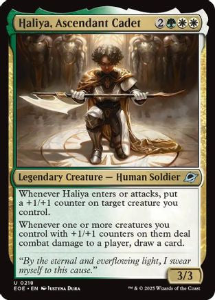 Haliya, Ascendant Cadet (EOE-218) [Edge of Eternities]