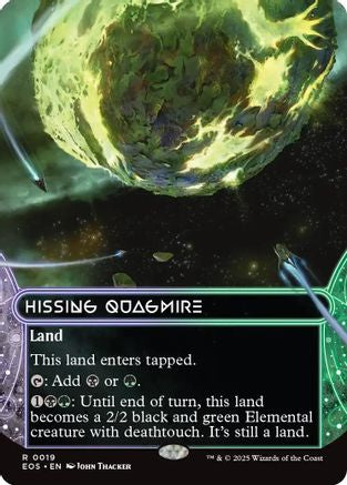 Hissing Quagmire (0019) (Borderless) (EOS-019) [Edge of Eternities: Stellar Sights]