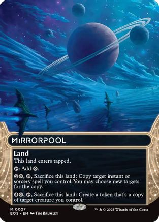 Mirrorpool (0027) (Borderless) (EOS-027) [Edge of Eternities: Stellar Sights] Foil