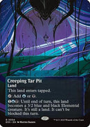 Creeping Tar Pit (0054) (Borderless) (EOS-054) [Edge of Eternities: Stellar Sights] Foil