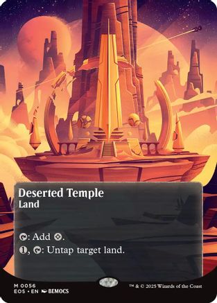 Deserted Temple (0056) (Borderless) (EOS-056) [Edge of Eternities: Stellar Sights]