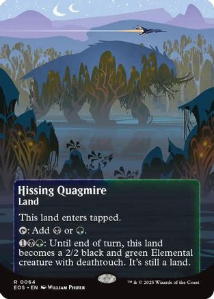 Hissing Quagmire (0064) (Borderless) (EOS-064) [Edge of Eternities: Stellar Sights]