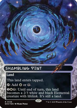Shambling Vent (0128) (Borderless) (Galaxy Foil) (EOS-128) [Edge of Eternities: Stellar Sights] Foil