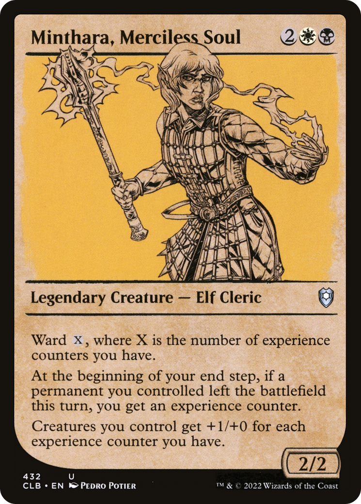 Minthara, Merciless Soul (Showcase) (CLB-432) [Commander Legends: Battle for Baldur's Gate]