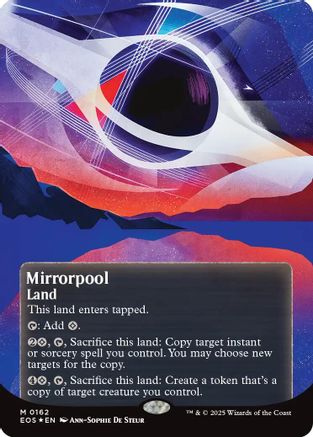 Mirrorpool (0162) (Borderless) (Galaxy Foil) (EOS-162) [Edge of Eternities: Stellar Sights] Foil