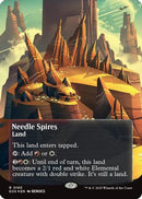 Needle Spires (0165) (Borderless) (Galaxy Foil) (EOS-165) [Edge of Eternities: Stellar Sights] Foil