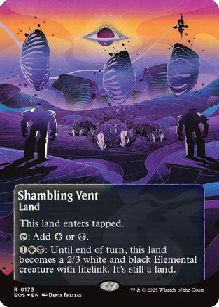 Shambling Vent (0173) (Borderless) (Galaxy Foil) (EOS-173) [Edge of Eternities: Stellar Sights] Foil
