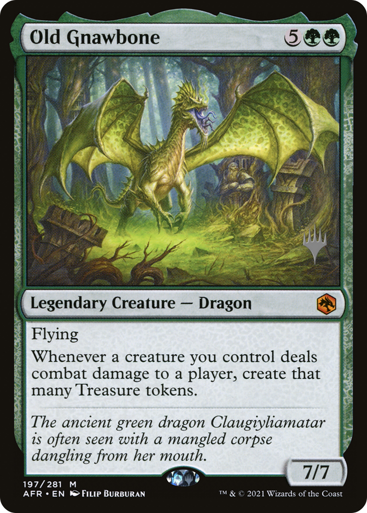 Old Gnawbone (PPAFR-197P) [Promo Pack: Adventures in the Forgotten Realms Promos]
