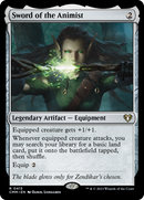 Sword of the Animist (CMM-413) [Commander Masters] Foil