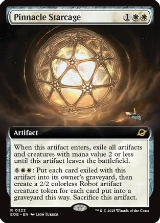 Pinnacle Starcage (Extended Art) (EOE-322) [Edge of Eternities] Foil