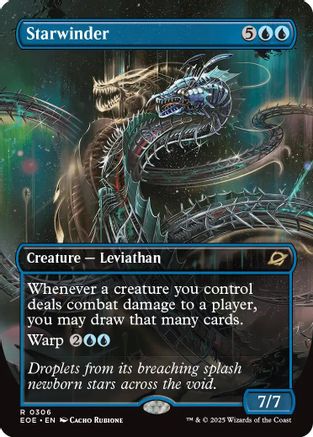 Starwinder (0306) (Borderless) (EOE-306) [Edge of Eternities] Foil