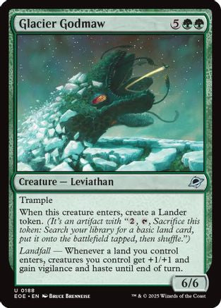 Glacier Godmaw (EOE-188) [Edge of Eternities] Foil