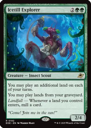 Icetill Explorer (EOE-192) [Edge of Eternities] Foil