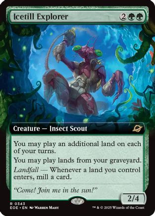 Icetill Explorer (Extended Art) (EOE-343) [Edge of Eternities] Foil